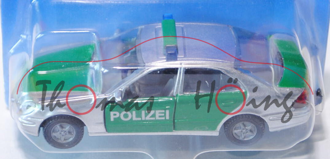 00001 Mercedes-Benz E 500 (Baureihe W 211, 1. Version) Polizei-Einsatzfahrzeug, Modell 2003-2006, we