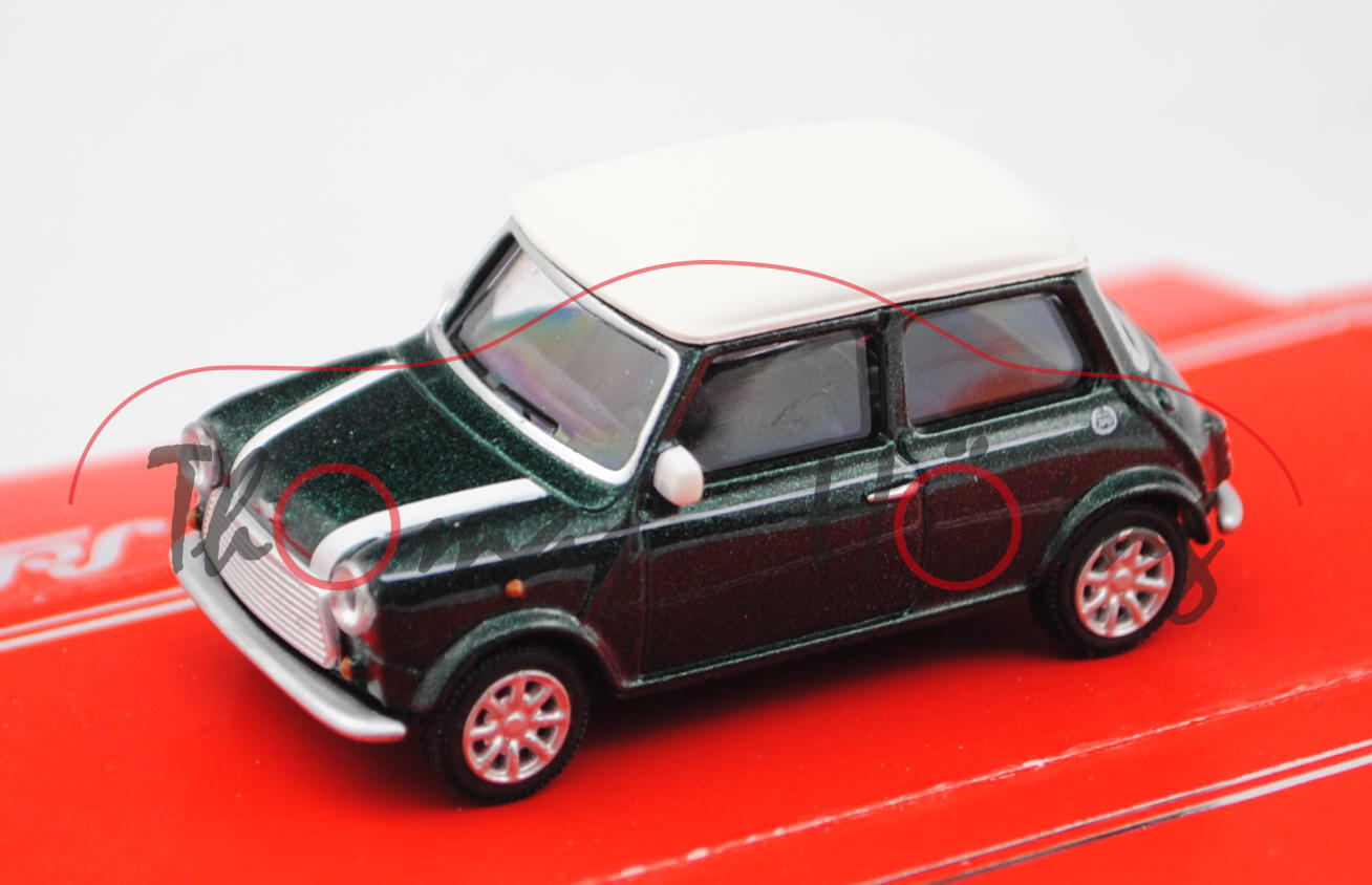 Mini Cooper (Typ MK VI, Modell 1992-1996), grün/weiß, Schuco, 1:64, mb