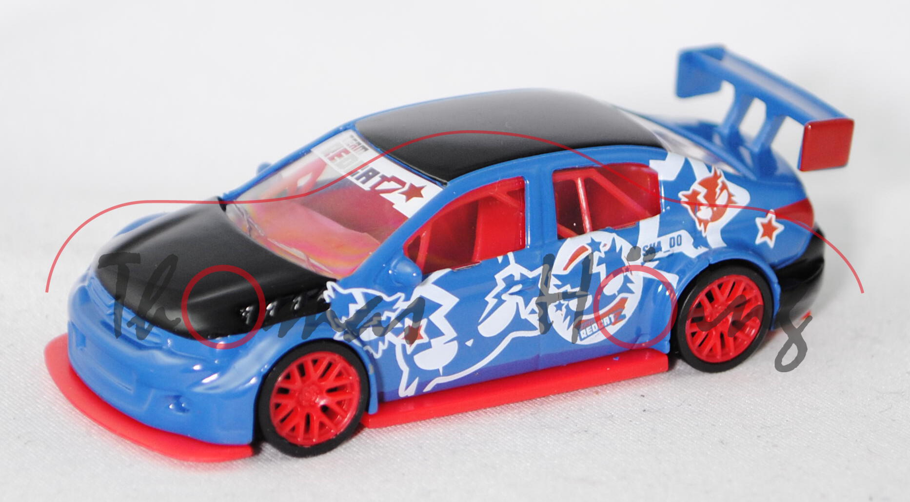 Citroen C-Elysée WTCC (Typ M43, Modell 2014-), schwarz/brillantblau/orientrot, TEAM / REDCAT / SHA D