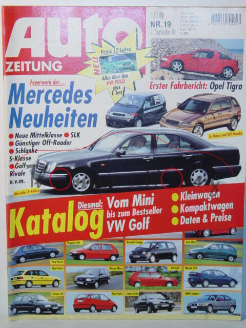 AUTO ZEITUNG, Heft 19, 2. September 1994