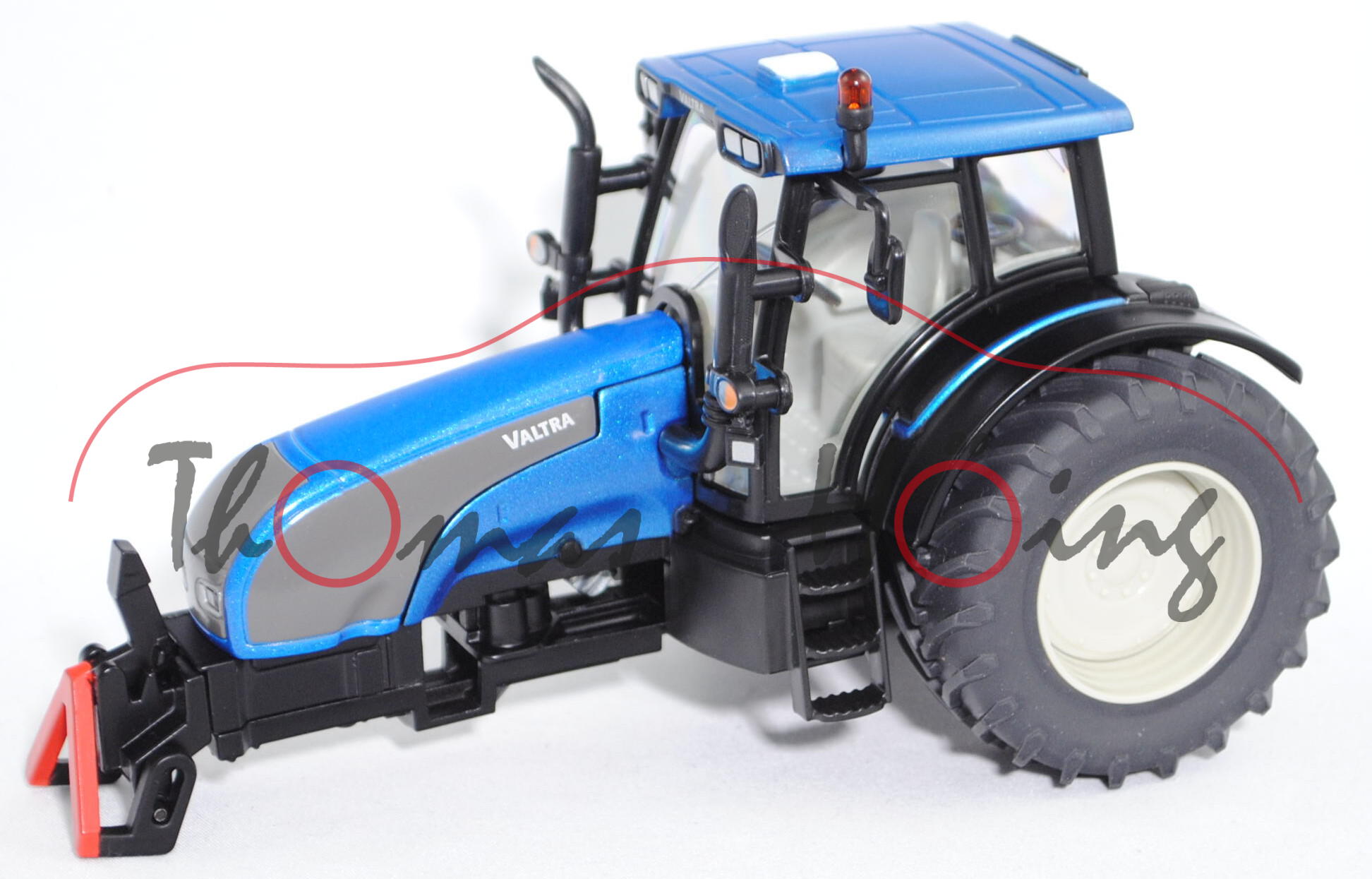 00000 Valtra T191 HiTech (Modell 07-12), blaumet., 1 Achse weg, SIKU 1:32, L17mK (Ersatzteilträger)