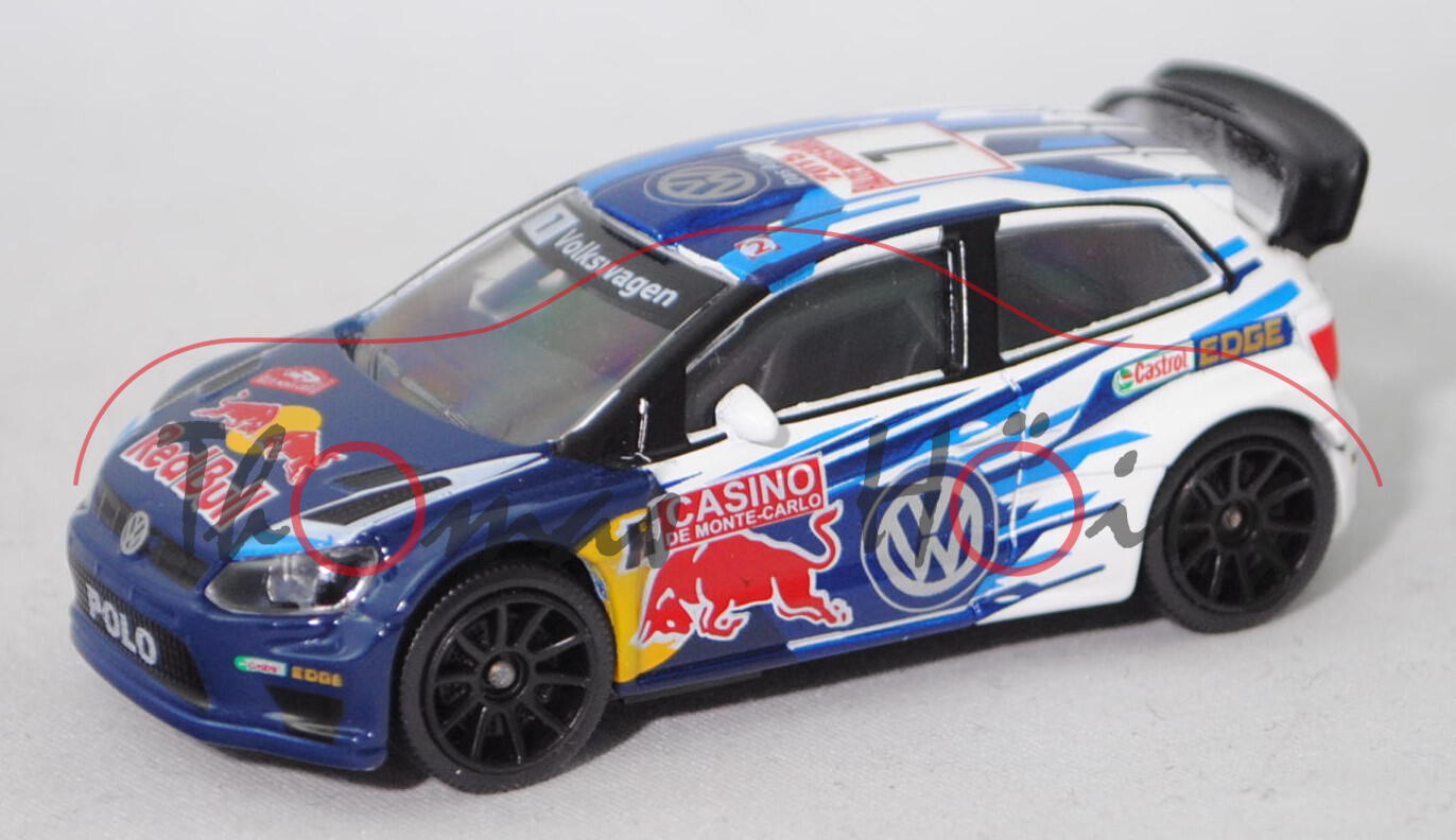 VW Polo R WRC (Mod. 2013-), Rallye Monte Carlo 2015, S. Ogier / J. Ingrassia, Nr. 1, majorette, 1:57