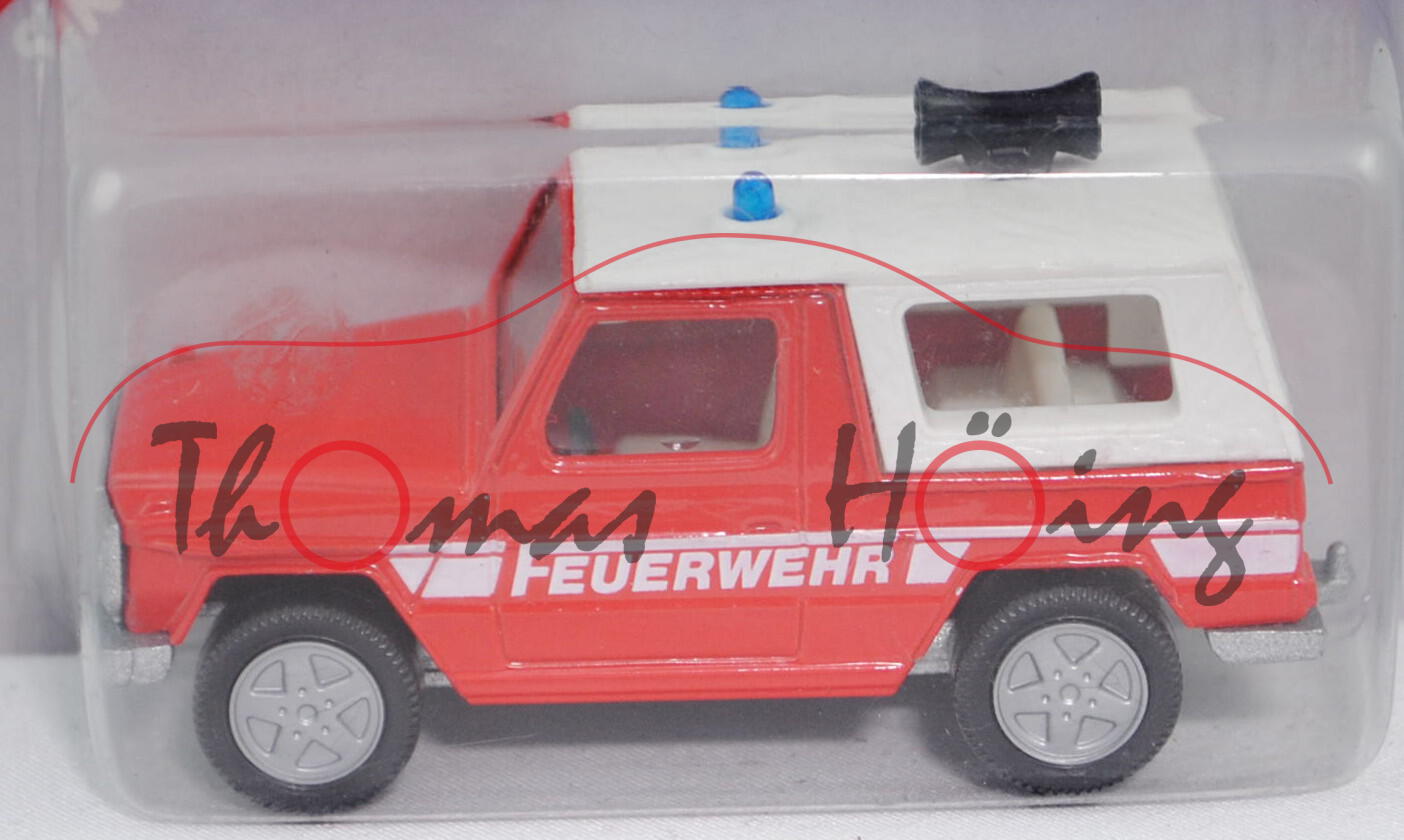 00004 Mercedes-Benz 280 GE (Typ W 460, Modell 1980-1990) Feuerwehr-Kommandowagen, hell-verkehrsrot,