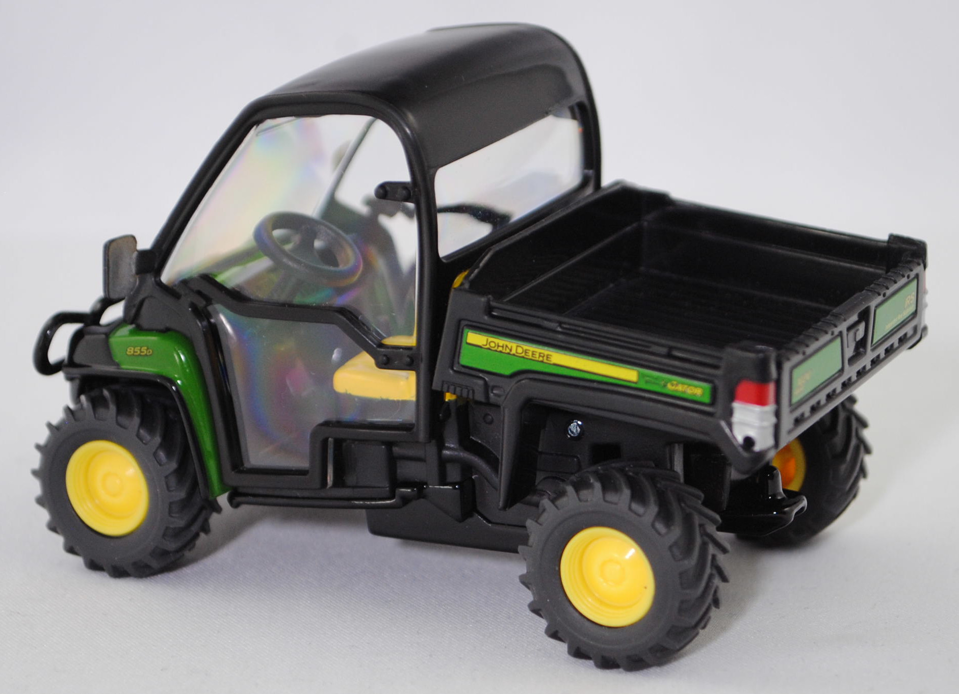 00001 IE + GB John Deere XUV 855D PS 4x4 Gator (Vorfacelift, Modell 2011-2013), smaragdgrün, Bpr. ohne Artikelnummer und mit Chargennummer, SIKU FARMER, 1:32, L17mpK (Limited)