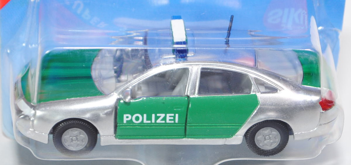 00000 Audi A6 1.9 TDI (C5, Typ 4B) Polizei-Einsatzfahrzeug, Modell 1997-2004, weißaluminiummetallic/