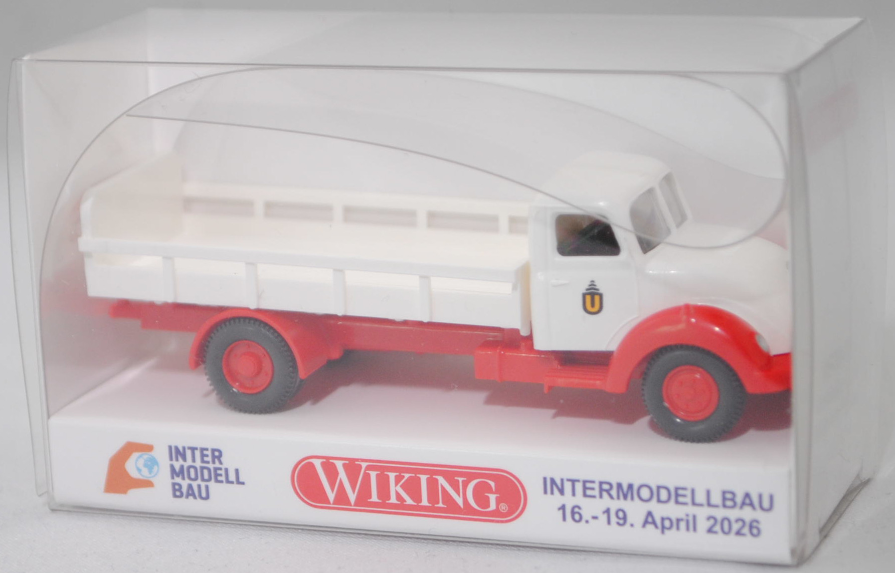 Magirus Sirius 90-L / Magirus 90 D 7 L (Modell 1958-1965) Pritschen-LKW (Getränke-LKW), weiß, Dortmunder Union, Wiking, 1:87, mb (Limited Edition INTERMODELLBAU 2026)