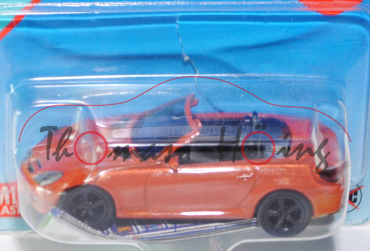 00010 Mercedes-Benz SLK 350 (Baureihe R 171), Modell 2004-2008, energy orange, innen schwarz, Lenkra