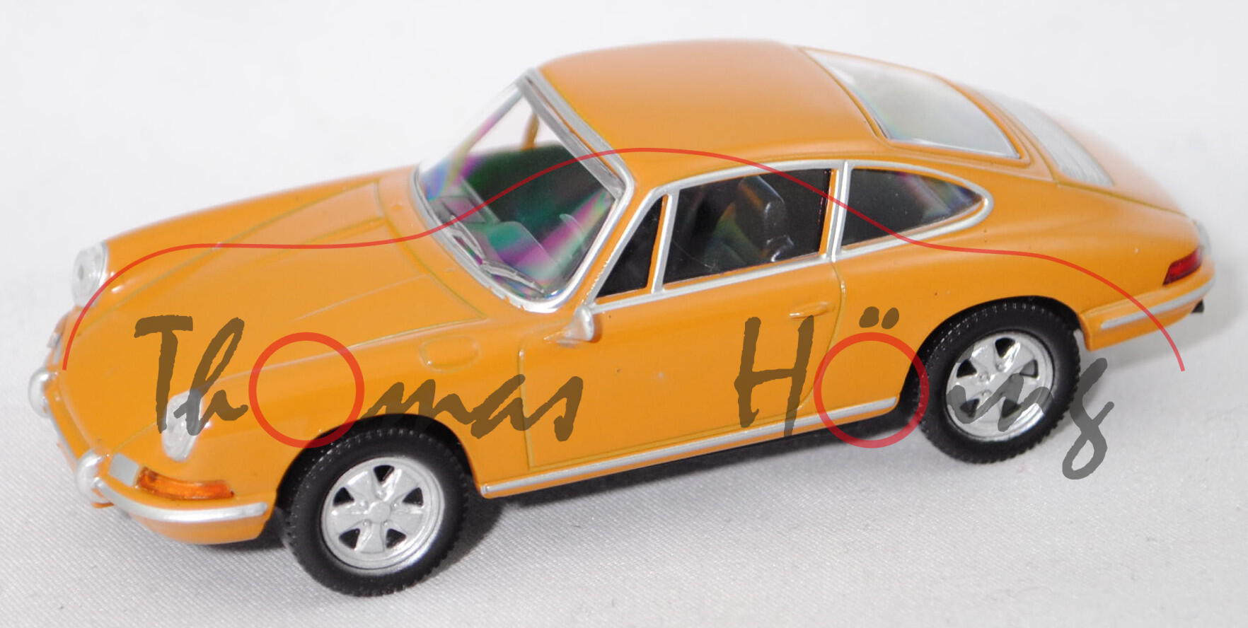 Porsche 911 E Coupé Sportomatic (Typ Urmodell, Modell 68-69), bahamagelb, Norev Jet-car, 1:43, mb