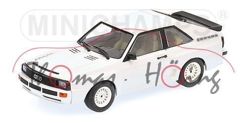 Audi Sport Quattro (Typ 85Q, Modell 1984-1986), alpinweiß, Minichamps, 1:43, mb