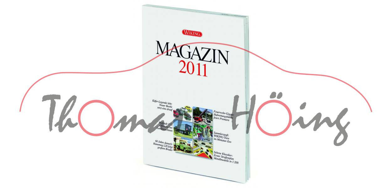 WIKING MAGAZIN 2011, Themen: u.a. Rettungsbühne / Glas-Epoche / ..., DIN-A4, 52 Seiten, Wiking