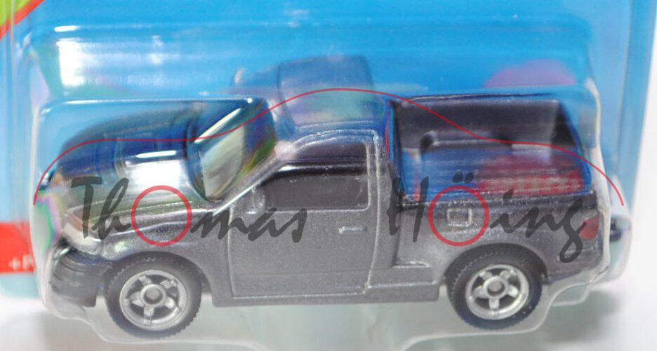 00008 SIKU RANGER (vgl. Ford F-150 TRITON Regular Cab, 11. Generation, Modell 2003-2005), hell-schie