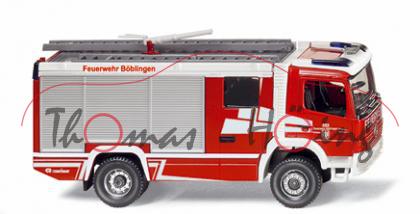 Feuerwehr Rosenbauer RLFA 2000 AT, rot/weiß, Feuerwehr Böblingen, Wiking, 1:87, mb