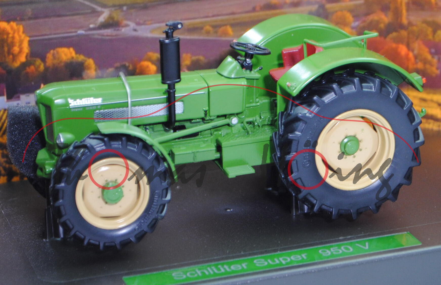 Schlüter Super 950 V ohne Kabine (Ausführung 1967-1974), weise-toys by HOLLAND OTO, 1:32, mb