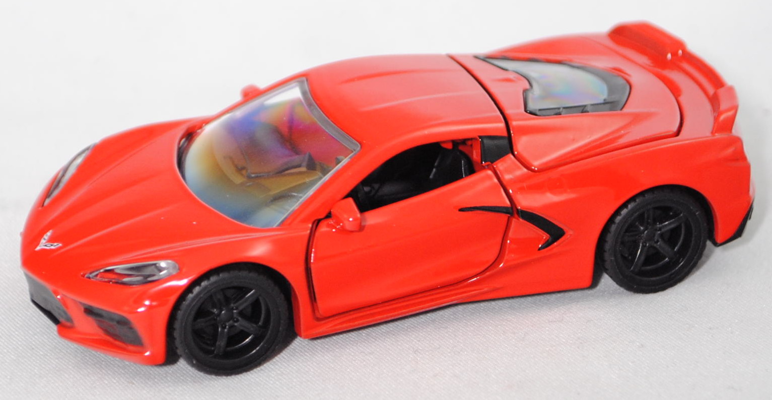 00000 Chevrolet Corvette Stingray Coupé 6.2 V8 2LT (Typ C8, Modell 2021-), rot, SIKU, 1:50, L17mpK