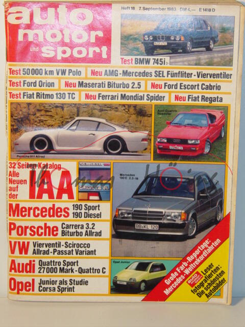 auto motor und sport, Heft 18, 7. September 1983