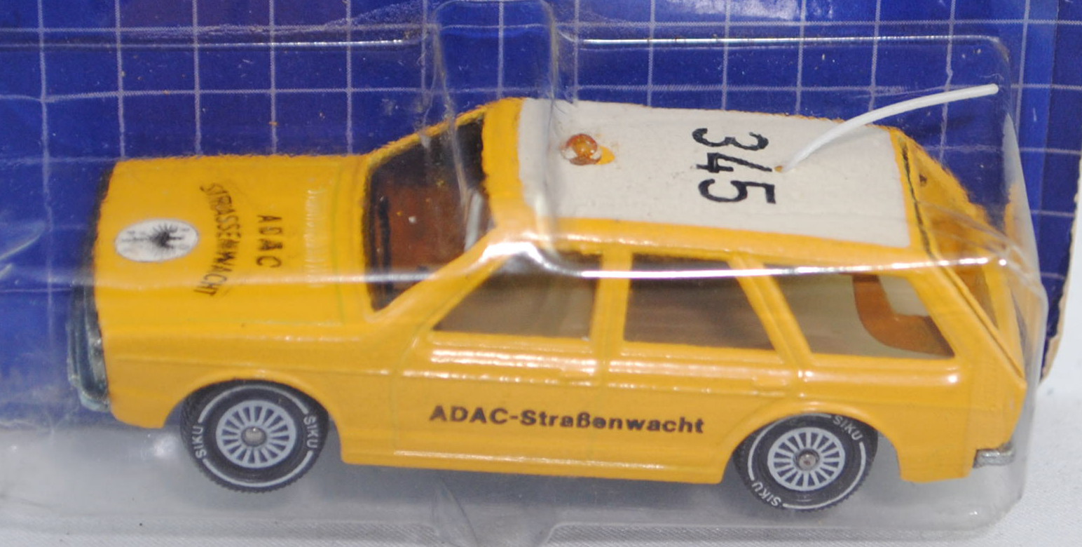 VW Passat Variant (B1, Typ 33, Modell 1974-1977) ADAC-Pannenhilfe, kadmiumgelb, innen cremeweiß, Len