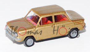 NSU TT (Typ 67), Modell 1967-1972, goldmetallic, innen rot,  euro modell / I.M.U., 1:87, mb