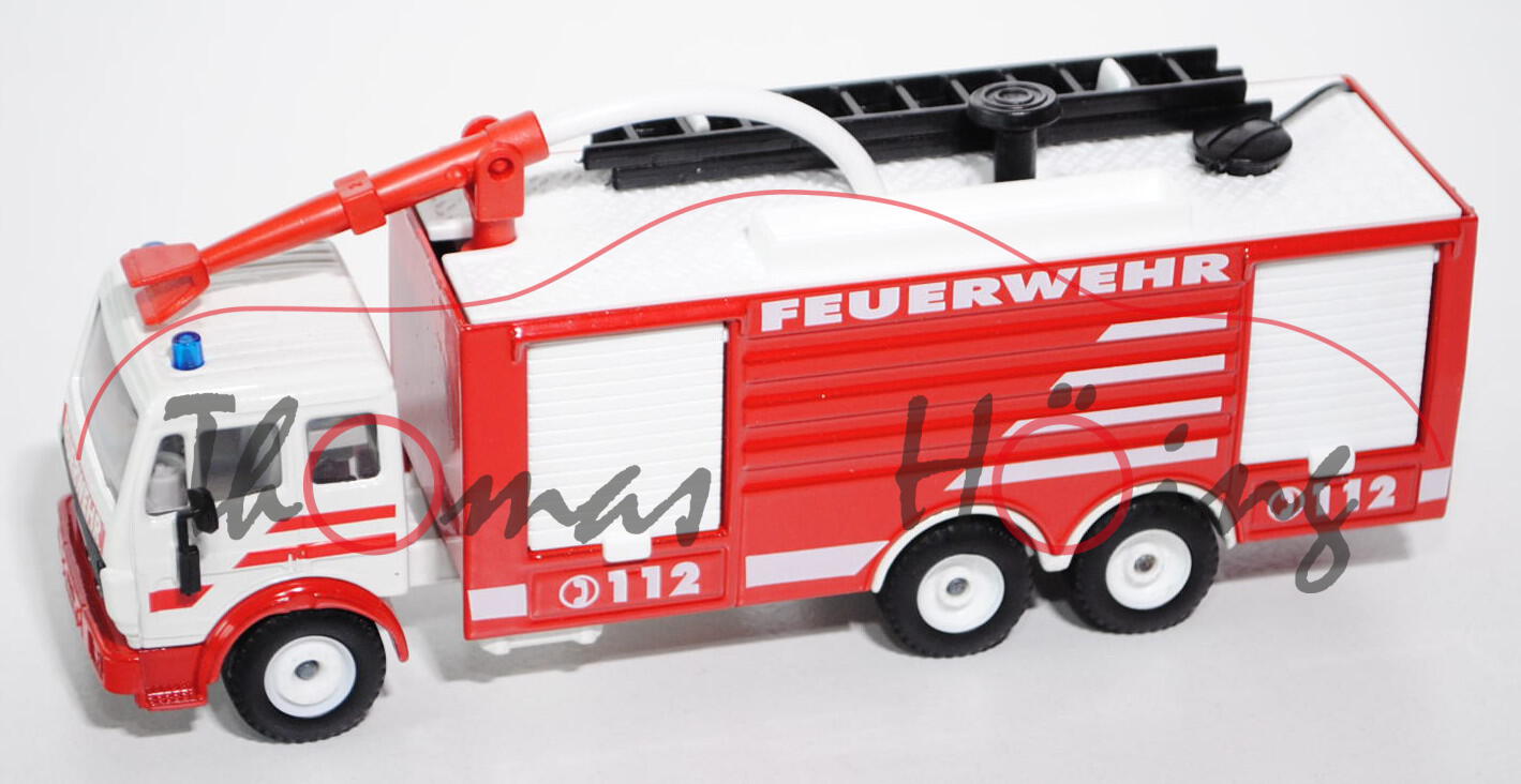 00003 Mercedes SK Tanklöschfahrzeug, reinweiß/verkehrsrot, FEUERWEHR / C 112 C 112, LKW16, 1:55, L15