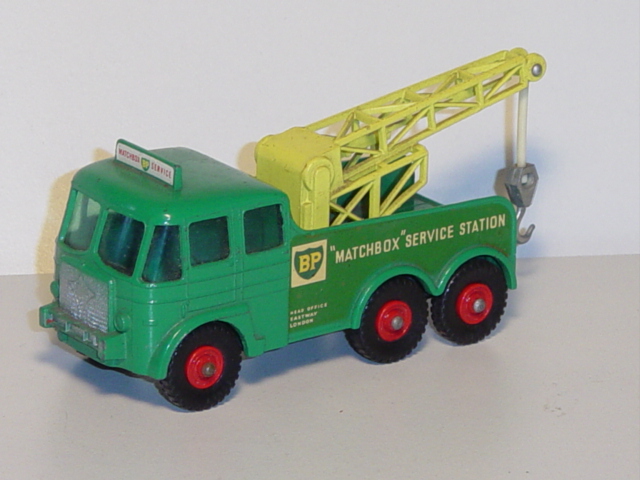 Forden Heavy Breakdown/Wreck Truck, verkehrsgrün, BP MATCHBOX SERVICE STATION / HEAD OFFICE / EASTWA