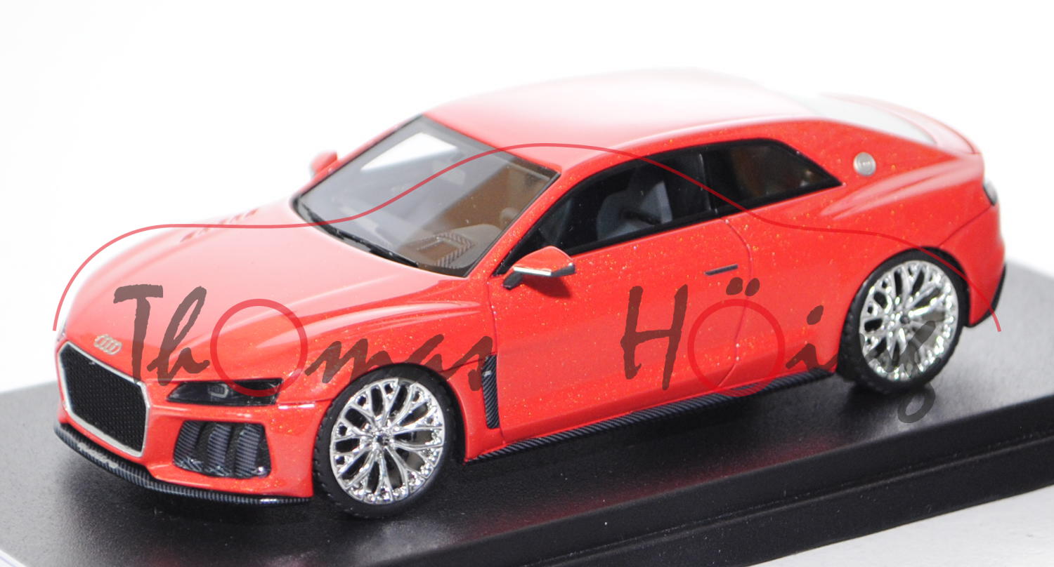 Audi Sport quattro concept, rotmetallic, IAA 2013, Looksmart Models, 1:43, PC-Box, limitierte Auflag