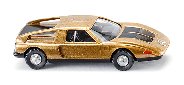 Mercedes-Benz C 111 (Typ C 111-II, Präsentation: Automobil Salon Genf 1970) , gold, Wiking, 1:87, mb