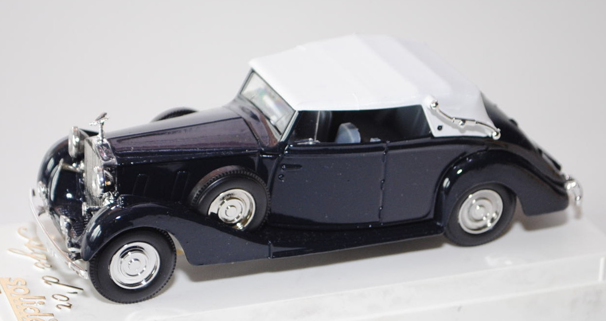 Rolls Royce Phantom III, Karosserie Mulinaire, Modell 1939, schwarzblau, V12 cyl., 7340 cc, 165 cv, 