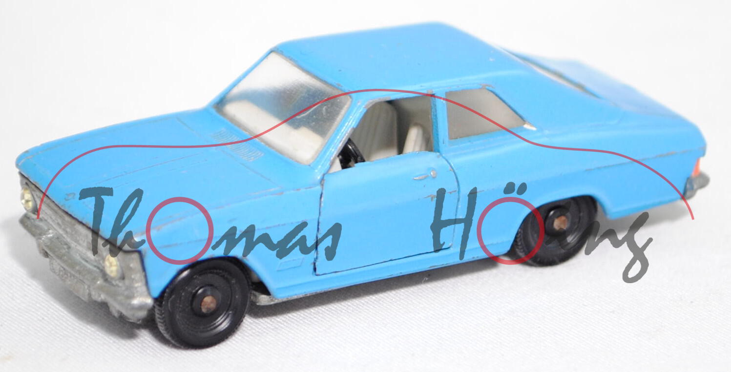 00000 OPEL OLYMPIA 1100 SR (Baureihe Olympia A, Typ 98, Modell 1967-1970), himmelblau, R2, 1:61, m-