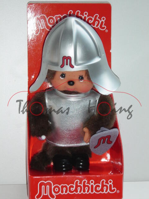 Monchhichi Roman Fighter Boy (Ritter Junge), 20 cm groß, Sekiguchi