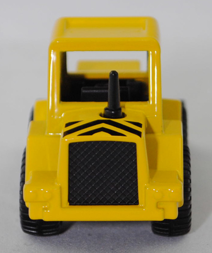 00006 Frontlader, kadmiumgelb, innen schwarz, Prägung Adresse unter der Schaufel 4 mm hoch, Chassis schwarz, C79 schwarz, SIKU SUPER, P29f
