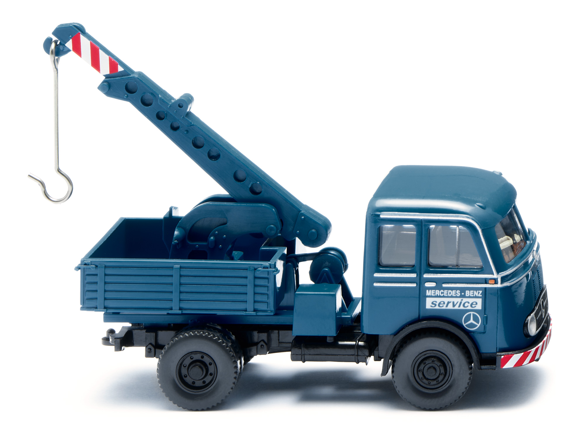 Mercedes-Benz LPS 334 Fernverkehrszugmaschine (großes Fahrerhaus, Modell 1960-1963) Abschleppwagen, hellazurblau, MERCEDES - BENZ / service, Wiking, 1:87, mb
