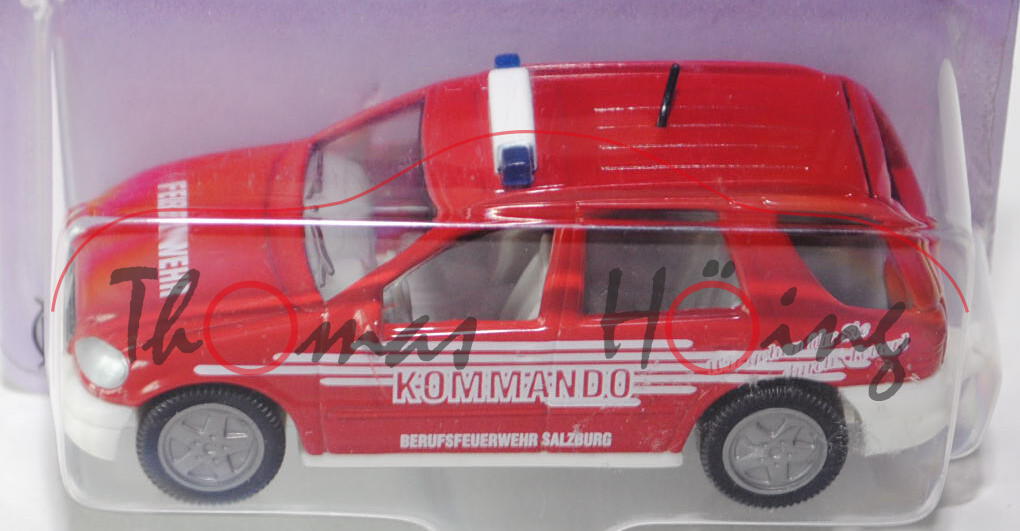 03800 Mercedes ML 320 (Typ W 163) Feuerwehr-Kommandowagen, Modell 1997-2001, feuerrot/reinweiß, FEUE