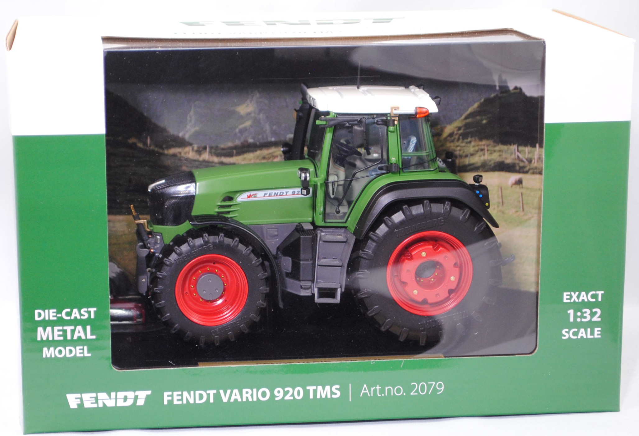 Fendt Vario 920 TMS (Ausführung 2002-2006), hell-grasgrün, NL-Nummernschild GV-20-26, weise-toys by HOLLAND OTO, 1:32, mb (Limited Edition 1000 pcs.)