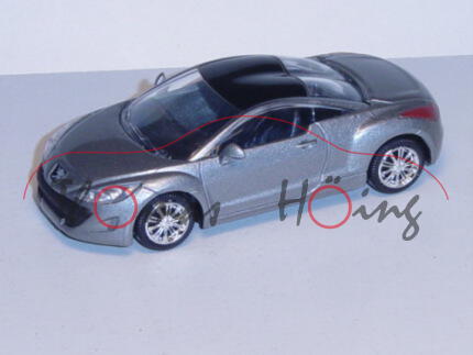 Peugeot 308 RCZ, silbergraumetallic/schwarz, 1:50, Norev SHOWROOM, mb