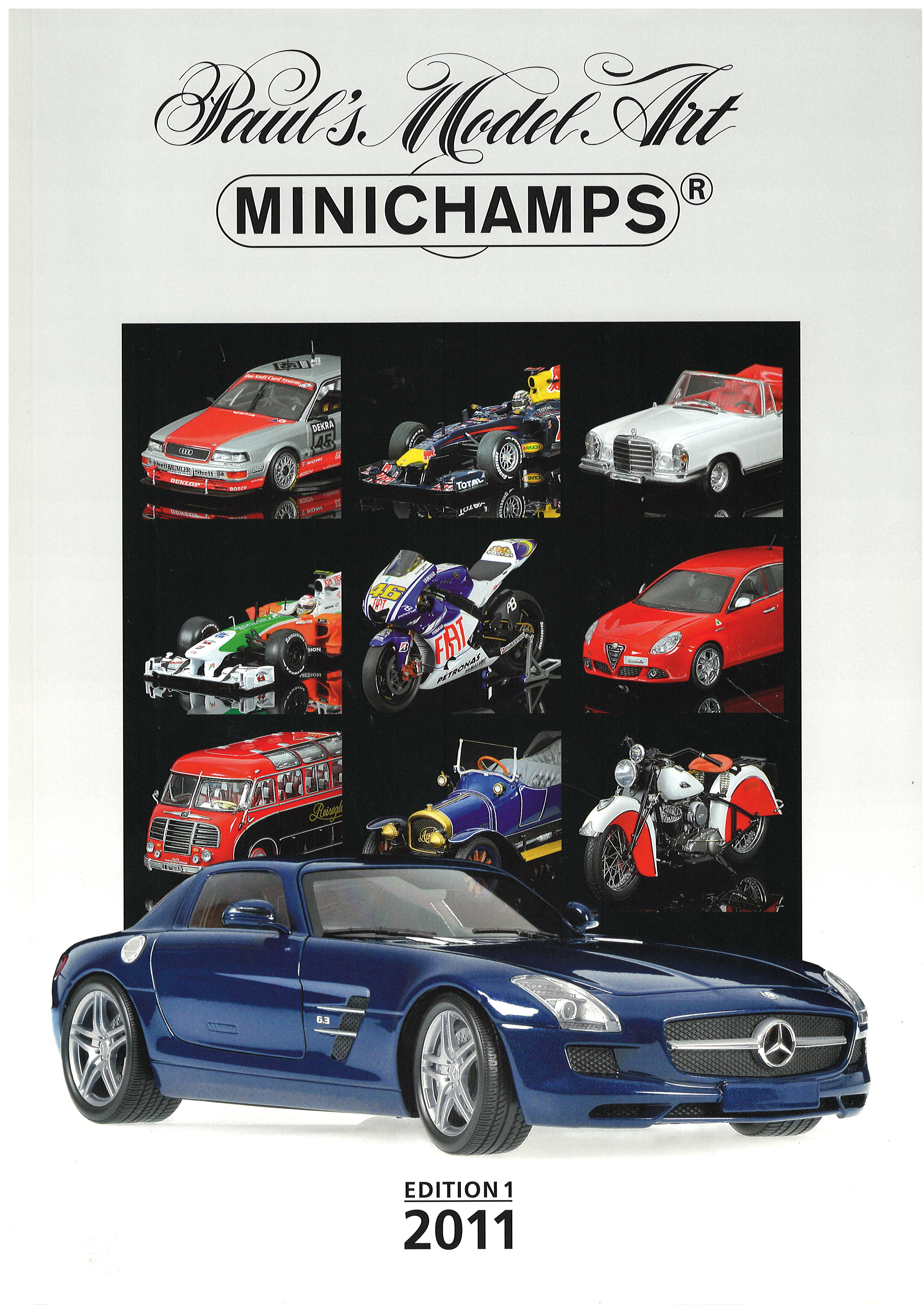 Minichamps Katalog Edition 1 2011, 232 Seiten DIN A4, Minichamps (Katalog mit Lagerspuren)