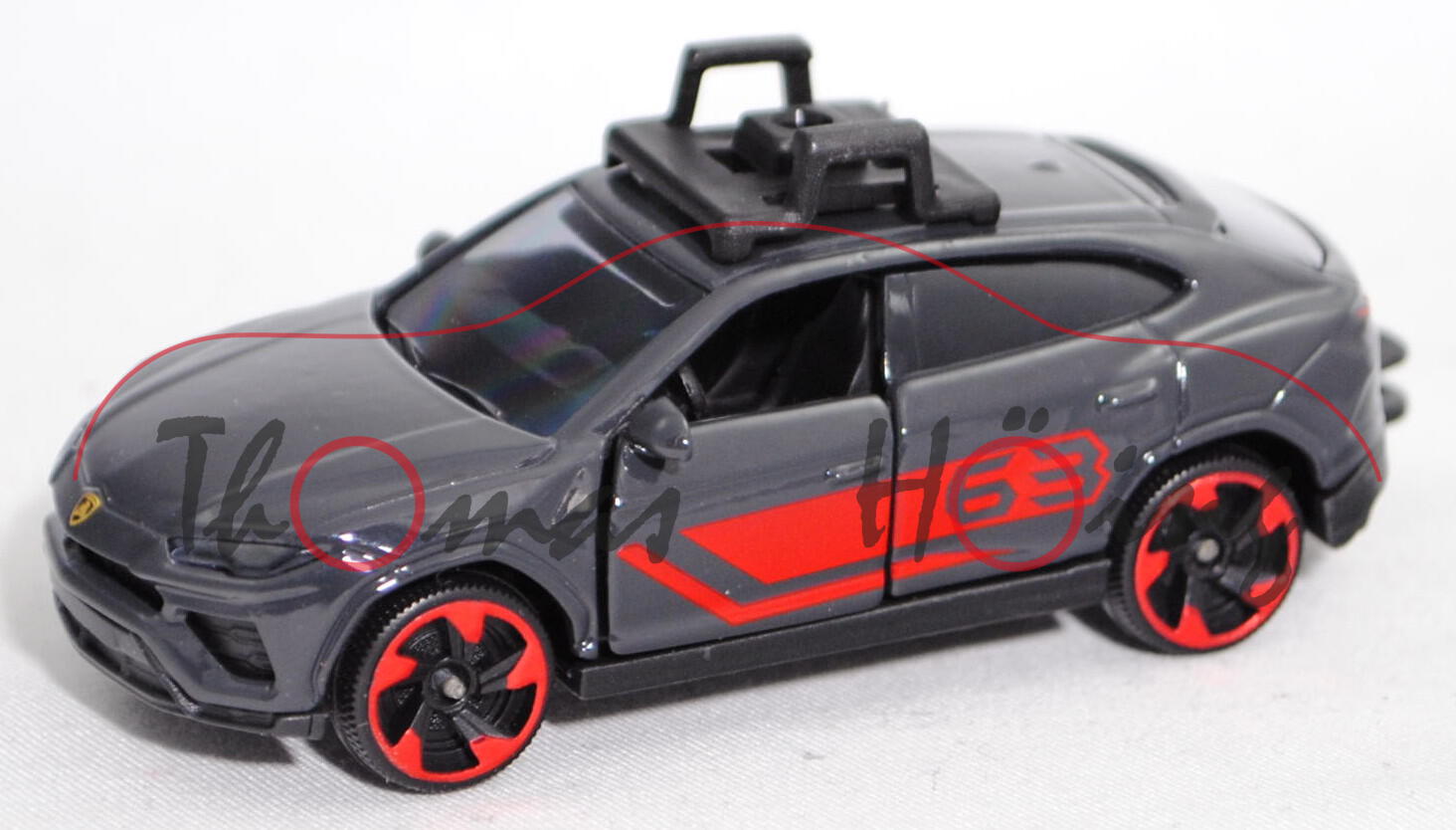 Lamborghini Urus (Modell 2018-) MOUNTAIN RACER / URBAN, graphitgrau, majorette, 1:64, mb