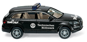 Audi Q7, Mj. 05, schwarz, THW LAUF / Technisches Hilfswerk, Wiking, 1:87, mb