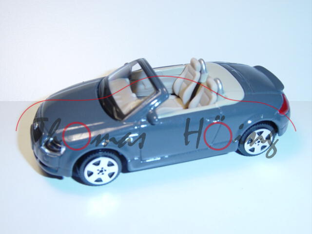 Audi TT Roadster, Mj. 99, grau, innen beige, Maisto, 1:43, mb