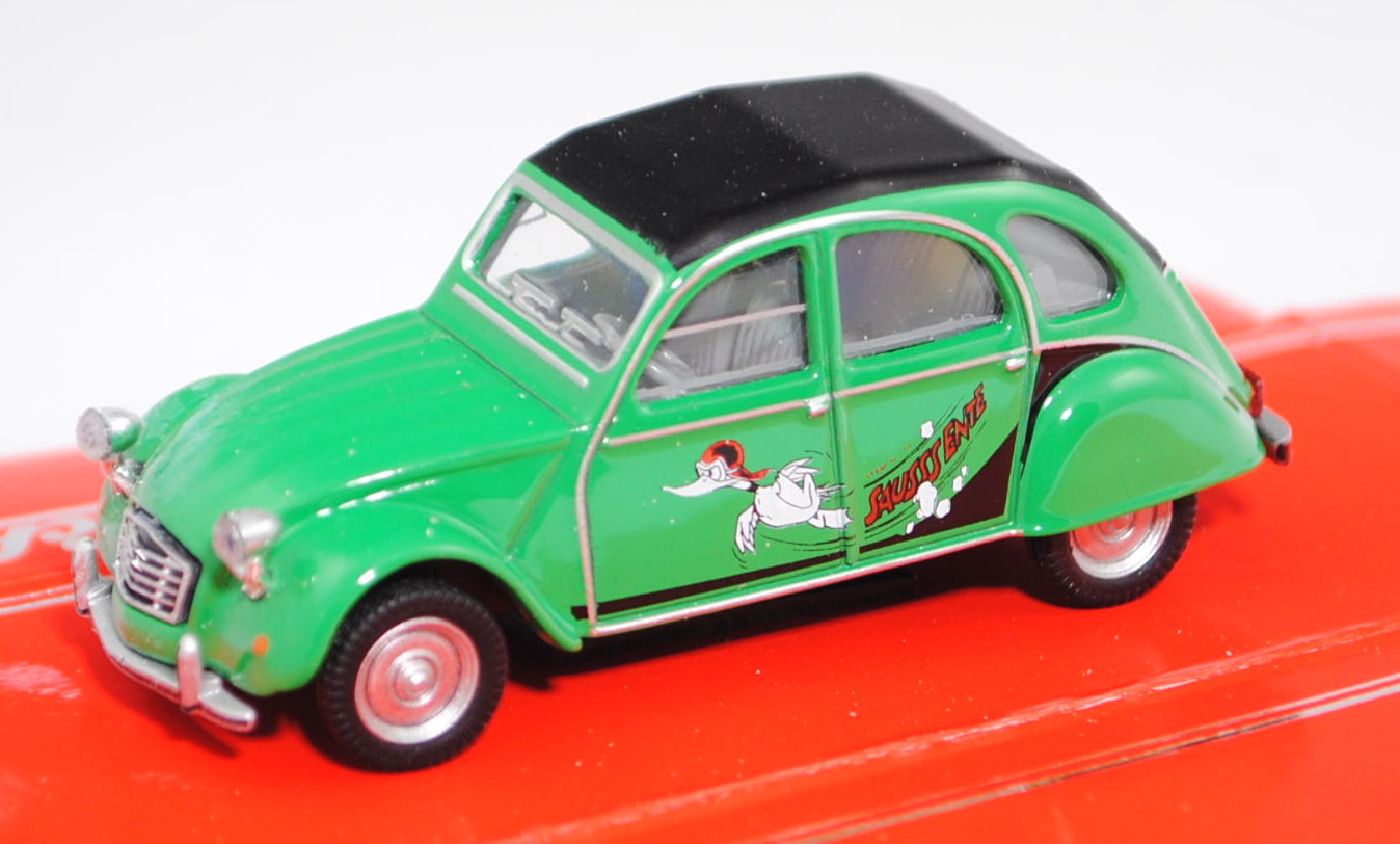 Citroen 2CV SAUSSS ENTE (Modell 1987-1990), grün, Schuco, 1:64, mb