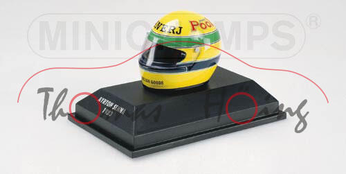 Bell Helm / Helmet Ayrton Senna (1. Platz) auf Ralt-Toyota RT3/83, Nr. 1, Team West Surrey Racing (1