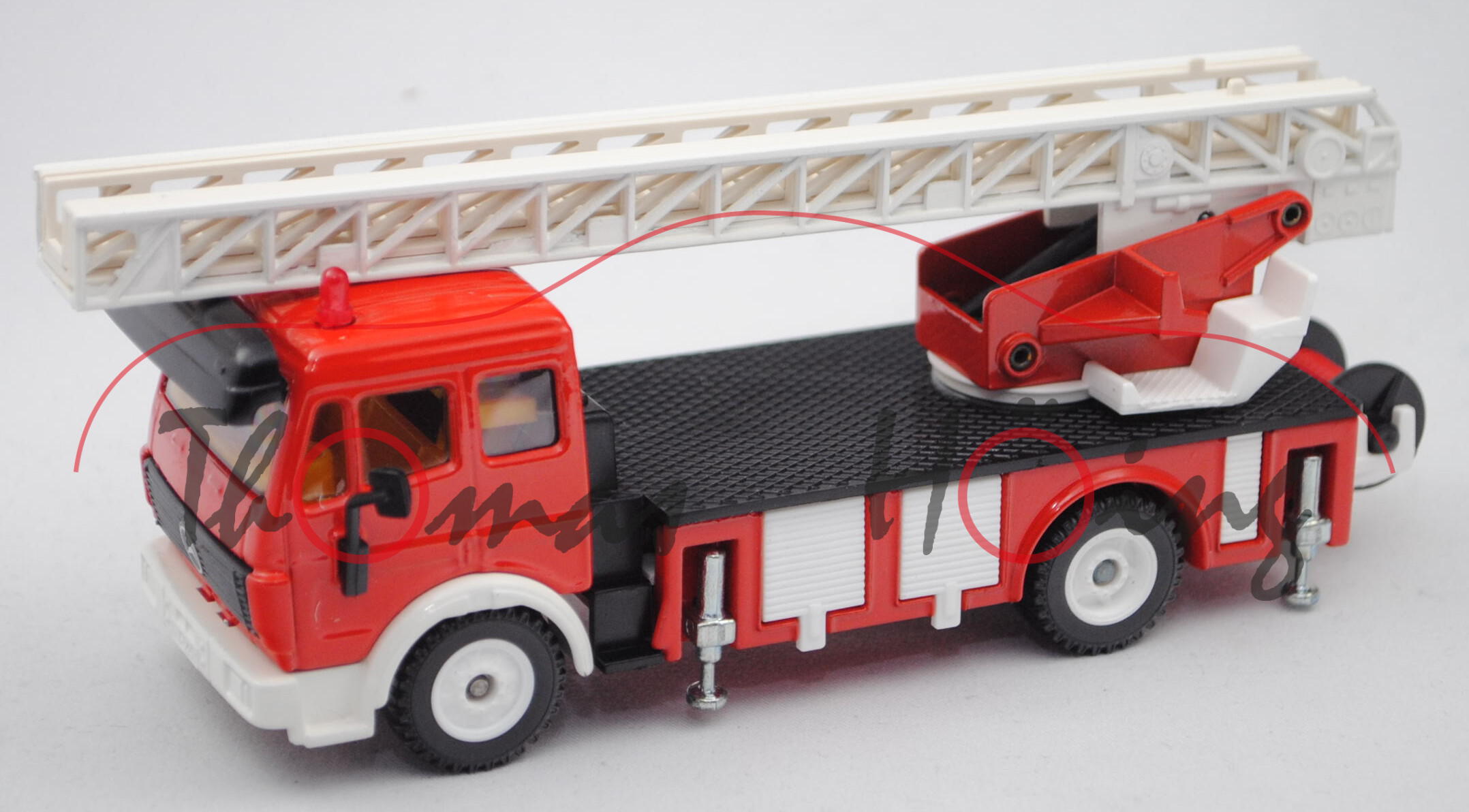 00000 Metz Feuerwehrdrehleiter DL 30, rot/weiß, originale Versiegelung vorhanden, L13 (m-)