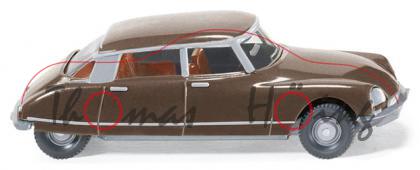 Citroen Pallas, Modell 1970-1979, braunmetallic, Wiking, 1:87, mb