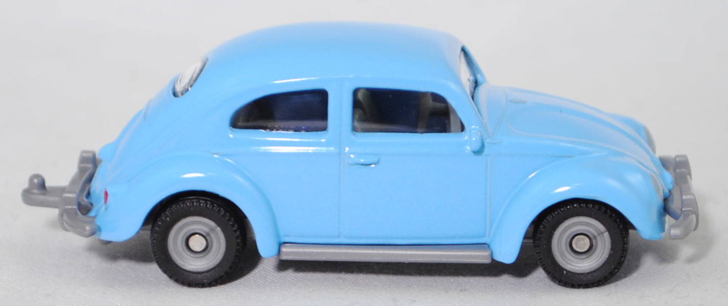 00000 VW 1200 Export-Limousine (Käfer) (1. Generation, Typ 11 Modell 113, Modell 1955-1957), hell-lichtblau (vgl. horizontblau), SIKU SUPER, 1:56, P29f