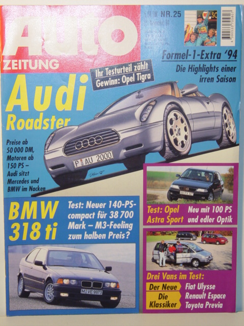 AUTO ZEITUNG, Heft 25, 25. November 1994