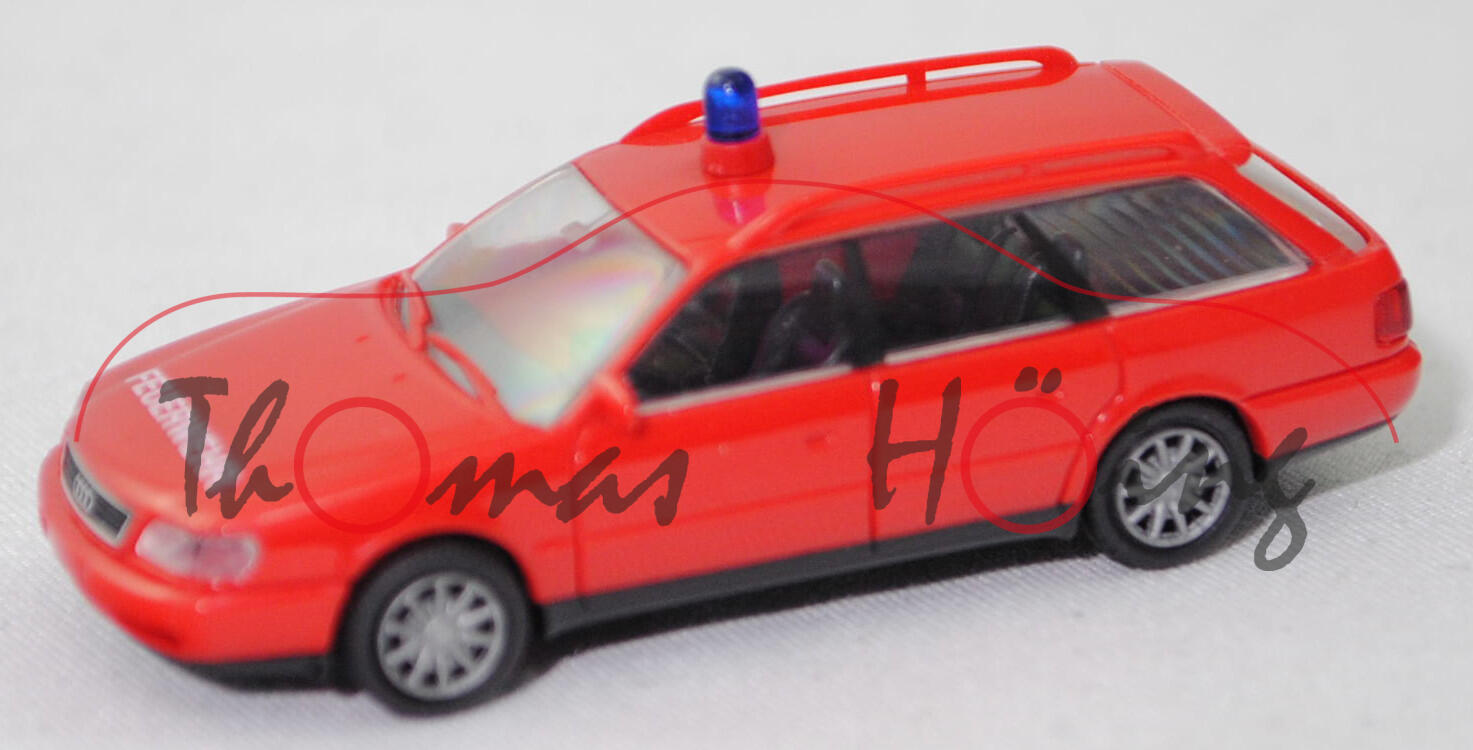 Audi A6 Avant / Audi A6 Avant 2.0 (C4, Typ 4A, Modell 1994-1997) Feuerwehr, rot, Rietze, 1:87, mb