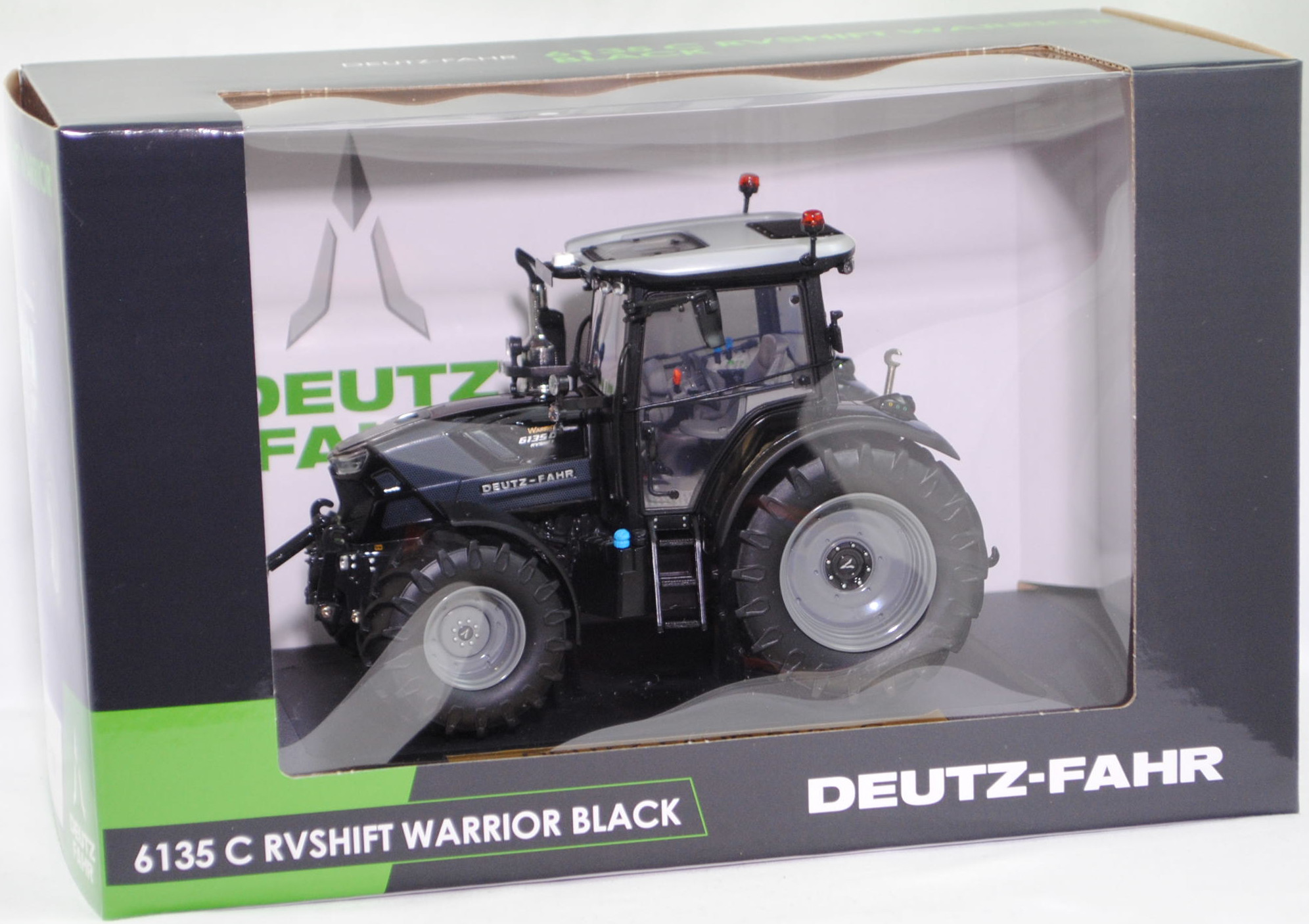 DEUTZ-FAHR 6135 C RVSHIFT Warrior Black Edition (Baureihe Serie 6 C, Ausführung 2025-), schwarz, weise-toys by HOLLAND OTO, 1:32, mb (Limited Edition 1000 pcs.)