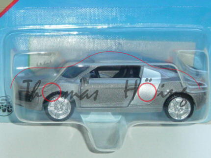 00005 Audi R8 4.2 FSI quattro Coupé (Typ 42), Modell 2007-2010, hell-staubgraumetallic/weißaluminium