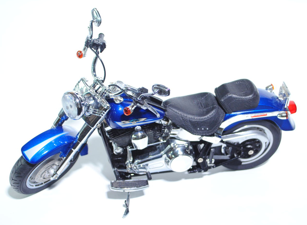 Harley-Davidson® Fat Boy® - FLSTF, Modell 2008, pacific blue perl, HIGHWAY 61 / ERTL DIE-CAST PROMOT