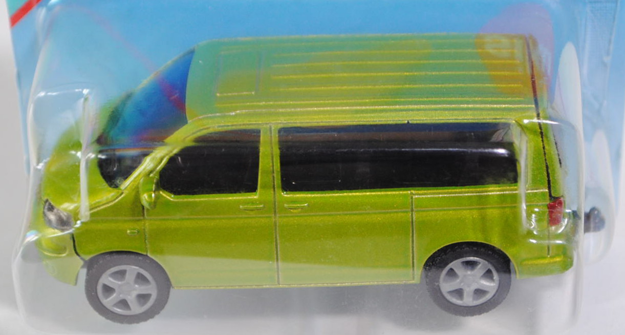 00003 VW T5 Multivan (Typ 7H, Modell 2003-2009), hell-gelbgrünmetallic, innen schwarz, Lenkrad schwa