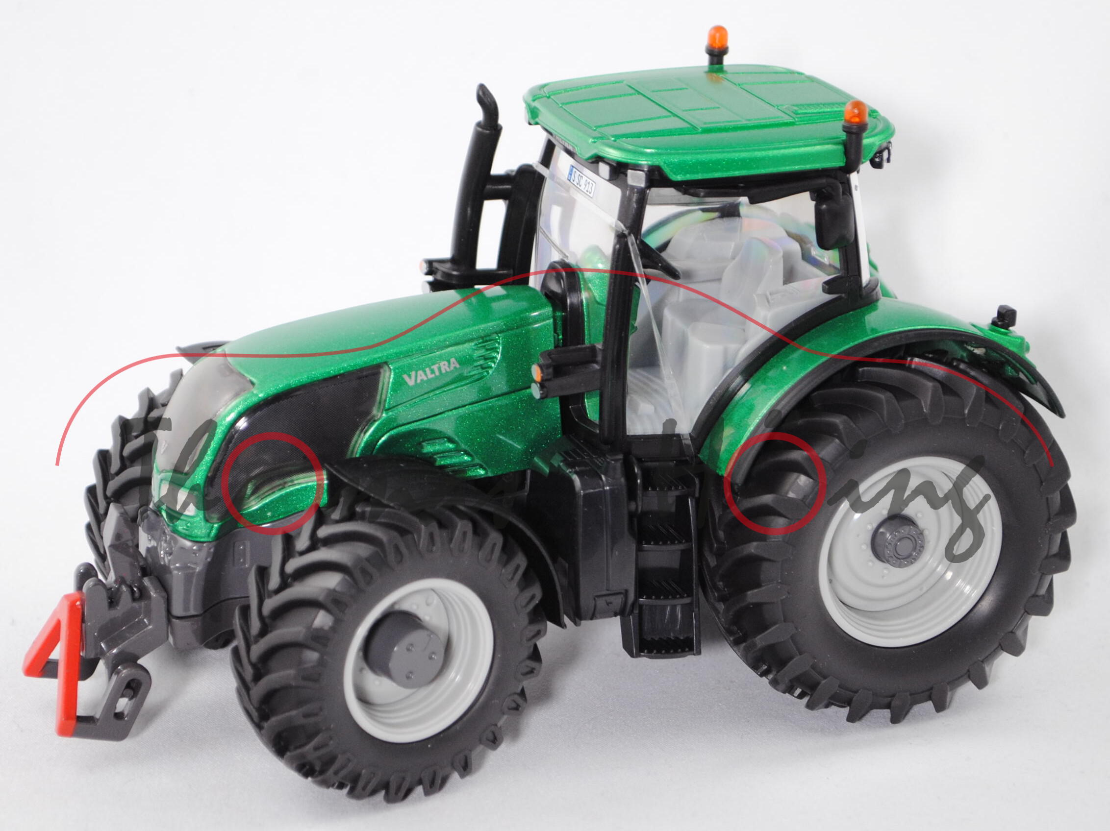 00401 SSC Valtra S353 (Mod. 11-13), grünmetallic/grau, SSC / Sondermodell 09 2013, L17mpK