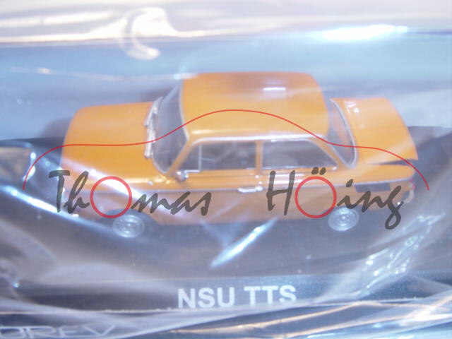 NSU TTS, targaorange, Norev, 1:43, mb